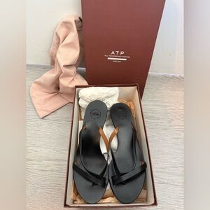 ATP Atelier Strappy Low Heel Slip On Sandals Size 38 US 7.5